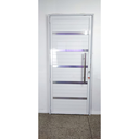 Ver imagem 4 de Porta de Alumínio Frisada Lado Esquerdo 210x80cm Branco Top Esquadrias
