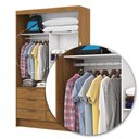 Ver imagem 2 de Closet de Casal Sevilha com 6 Gavetas Carioca Móveis Freijó