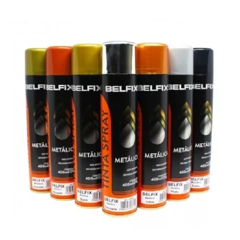 TINTA SPRAY COBRE METALICA BELFIX 400ML/210GR