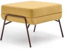 Ver imagem 1 de Pufe Memphis Amarelo Base Aço Corten 42cm - 61815