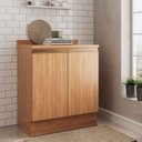 Ver imagem 2 de Balcão 2 Portas 80cm com Tampo Aroeira CabeCasa MadeiraOriginals