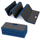 Ver imagem 1 de Tapete Yoga Exercícios Dobrável Multifunções Alça Eva Acolchoado 5sports:azul