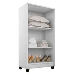 Armário Multiuso Recife Branco Brilho - Incorplac - 4