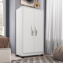 Armário Multiuso Recife Branco Brilho - Incorplac - 2