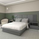 Ver imagem 2 de Cabeceira Cama Casal Ripada 2,70m Czs 100% Mdf Casa Lar Cor:cinza Sagrado