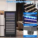 Ver imagem 4 de Takywep Adega Climatizada 133 Garrafas Compressor 110v Preta