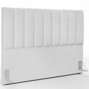 Ver imagem 3 de Kit Cabeceira Cama Box Queen 160cm com Calçadeira Baú Dália W01 Facto Branco - Lyam Decor
