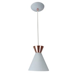 Pendente Sinus 4001 Branco com Cobre/1 - 1
