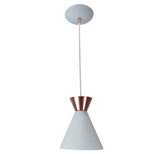 Pendente Sinus 4001 Branco com Cobre/1