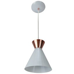 Pendente Sinus 4001 Branco com Cobre/1 - 3