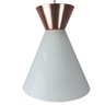 Pendente Sinus 4001 Branco com Cobre/1 - 4