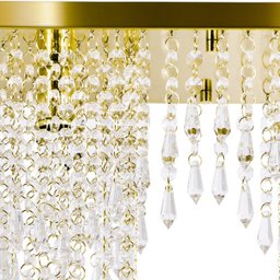 Kit 1 Império Cristal Crilik Ls7203 + 2 Pl7201 Dourado - 6
