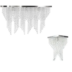 Kit 1 Império Cristal Crilik Pl7204 + 1 Pl7202 Cromado
