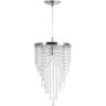 Lustre Pendente Plafon Redondo Cristal Crilik Ls7302 Cromado - 5