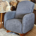 Ver imagem 5 de Poltrona Amamentação Puff Organite Base Canoa Bouclê Grafite - Harmonica Moveis