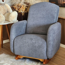 Ver imagem 2 de Poltrona Amamentação Puff Organite Base Canoa Bouclê Grafite - Harmonica Moveis