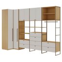 Ver imagem 2 de Closet Canto 6 Portas 8 Gavetas Infinity Savana/Branco