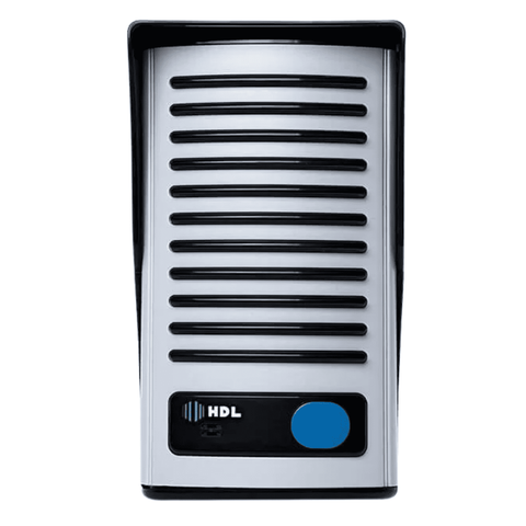 Interfone Porteiro Eletrônico Residencial F8-ntl Az-02 com Duplo Botão Hdl com Fechadura C90 Cinza