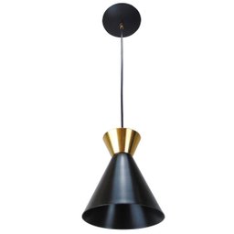 Kit 4 Pendente Sinus 4001 Preto com Dourado/1 - 3