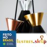 Kit 4 Pendente Sinus 4001 Preto com Dourado/1 - 6