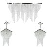 Kit 1 Império Cristal Crilik Pl7204 + 2 Ls7202 Cromado - 1
