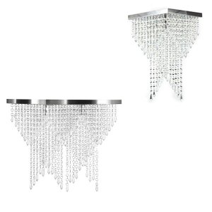 Kit 1 Império Cristal Crilik Pl7203 + 1 Pl7202 Cromado