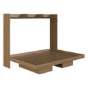 Ver imagem 1 de Cama de Casal Articulada para Colchão 188x138cm Multimoveis Cr40130 Mel