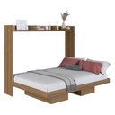 Ver imagem 2 de Cama de Casal Articulada para Colchão 188x138cm Multimoveis Cr40130 Mel