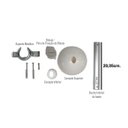 Ver imagem 2 de Kit de Instalação Fácil P/ Ventilador de Teto - Haste C/ 20cm. e Acessórios de Acabamento Branco