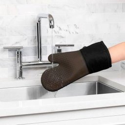 Luva para Cozinha de Silicone Preta Oxo - 5