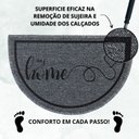 Ver imagem 6 de Capacho Tapete Porta Entrada Meia Lua 38x60 My Home Cinza