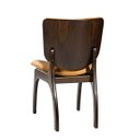 Ver imagem 2 de Kit 8 Cadeiras para Mesa de Jantar 44x86 Cm Irlanda Madeira Maciça Tabaco Suede Terracota L79 - RMI