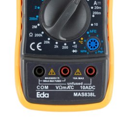 Multímetro Digital com Sensor de Temperatura - Eda - 5
