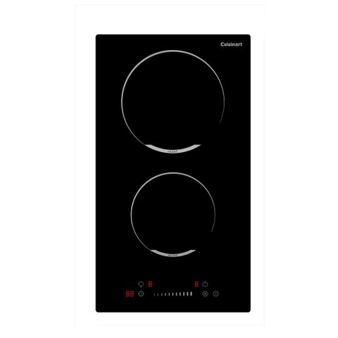 Cooktop Dominó Elétrico Vitrocerâmico Cuisinart Arkton 2 Queimadores 29cm 220V - 4093860001