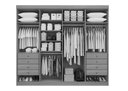 Ver imagem 2 de Guarda Roupa Casal Grande 8 Gavetas - Daymont-branco - Móveis D'doro