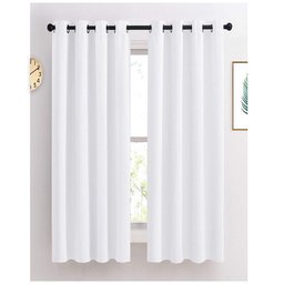 Cortina Alice Para Sala Quarto Cozinha 3,00X1,80m Branca - 2
