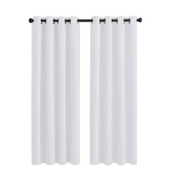 Cortina Alice Para Sala Quarto Cozinha 3,00X1,80m Branca - 1