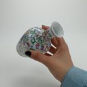 Ver imagem 3 de Vaso Decorativo de Cerâmica Color 14x7x7cm Enfeite Sala Mesa Estante Aparador