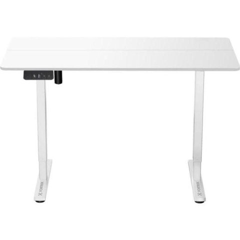 Mesa Elétrica Lift Ergonômica sem Gavetas Aço e Aglomerado 120cm Branco Fortrek