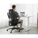 Ver imagem 3 de Mesa Elétrica Lift Ergonômica sem Gavetas Aço e Aglomerado 120cm Branco Fortrek