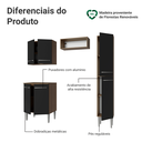 Ver imagem 6 de Armário de Cozinha Compacta 156 Cm Emilly Madesa 02