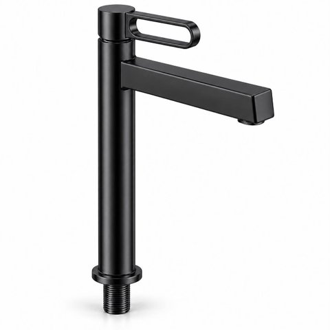 Torneira Daytona Preta Alta Aço Inox 304 Premium Goldenx