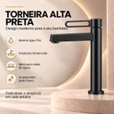 Ver imagem 5 de Torneira Daytona Preta Alta Aço Inox 304 Premium Goldenx