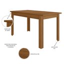 Ver imagem 3 de Mesa de Jantar Retangular 150cm sem Cadeiras de 6 Lugares Bellagio