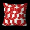 KIT 4 ALMOFADAS OU CAPAS RED MARME - COM ENCHIMENTO - 3