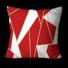 KIT 4 ALMOFADAS OU CAPAS RED MARME - COM ENCHIMENTO - 5