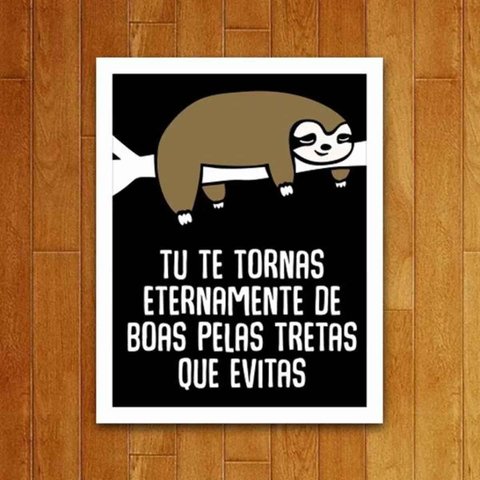 PLACA DECORATIVA ETERNAMENTE DE BOAS