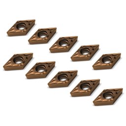 Inserto Pastilha - Dcmt 070204-hp Jg825 10 Pçs - Jgx - 2