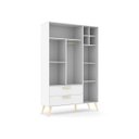 Ver imagem 2 de Guarda-Roupa de Bebê com 3 Portas Retrô Branco Soft Natural Matic