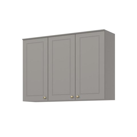 Aéreo 03 Portas 1200mm Americana Cinza - Henn